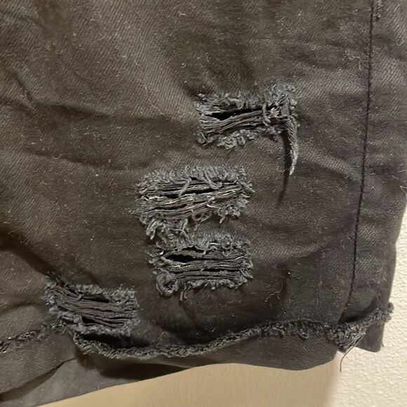 DL 1961 woman’s black Monet ultra high rise shorts - Picture 4 of 16